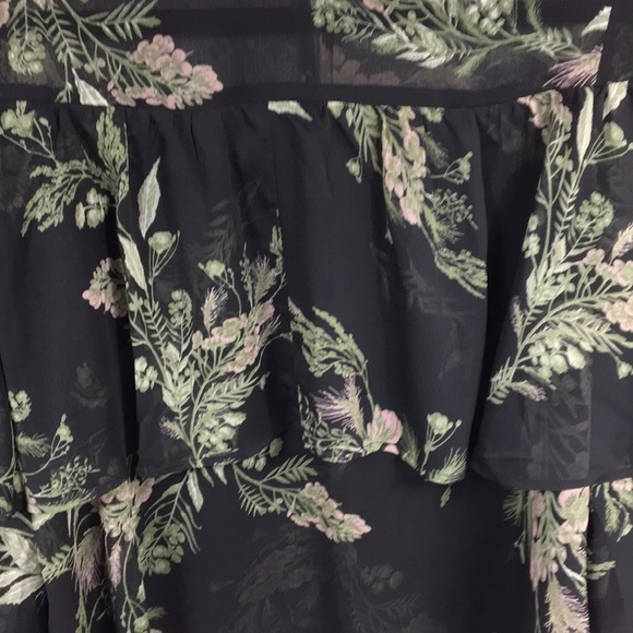 🆕Leith>Sheer layer bell sleeve boho NWT - Picture 4 of 5